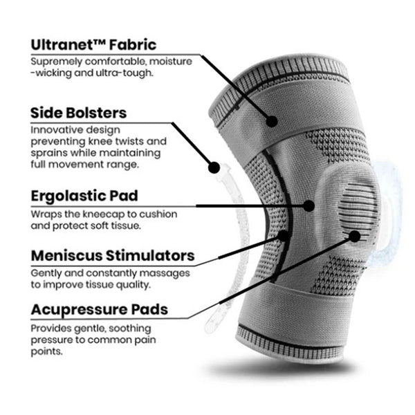 Knee Support - Adjustable Knee Compression Sleeve