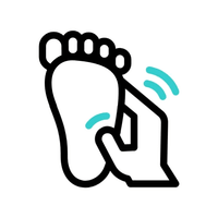 Ease foot tension and discomfort